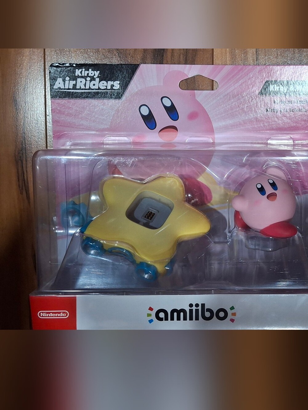 Nintendo Air Riders Kirby Amiibo Set - Pink Kirby with Yellow Star Sealed